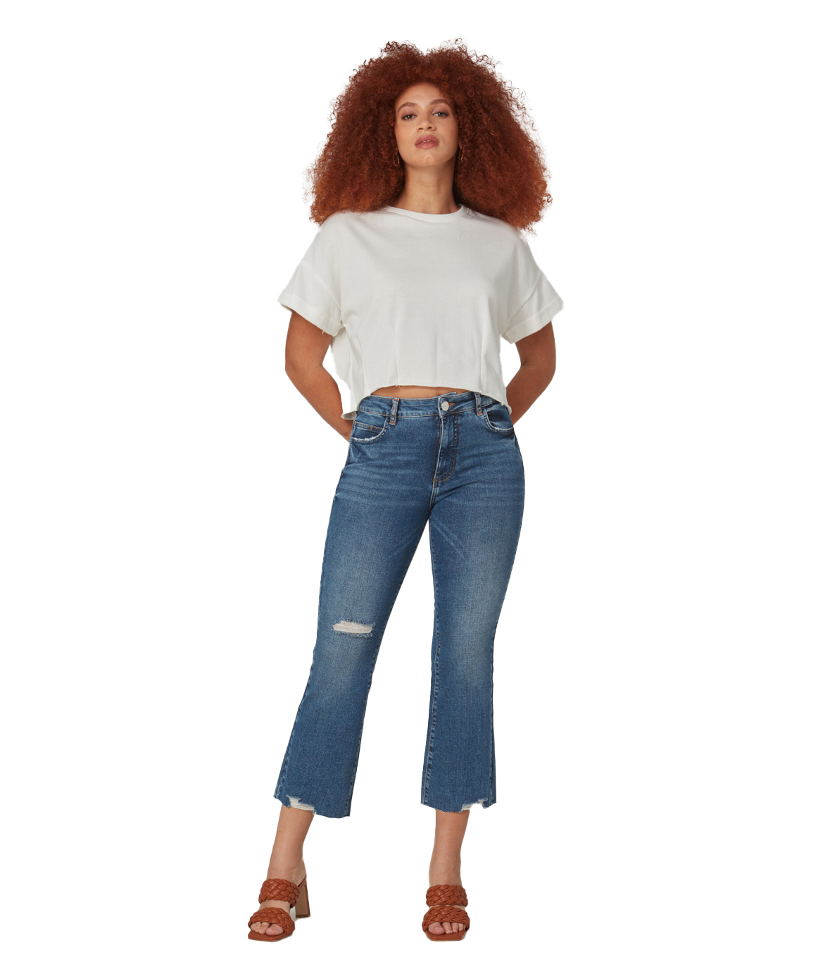 Lola Jeans BILLIE-DIS High Rise Bootcut Jeans