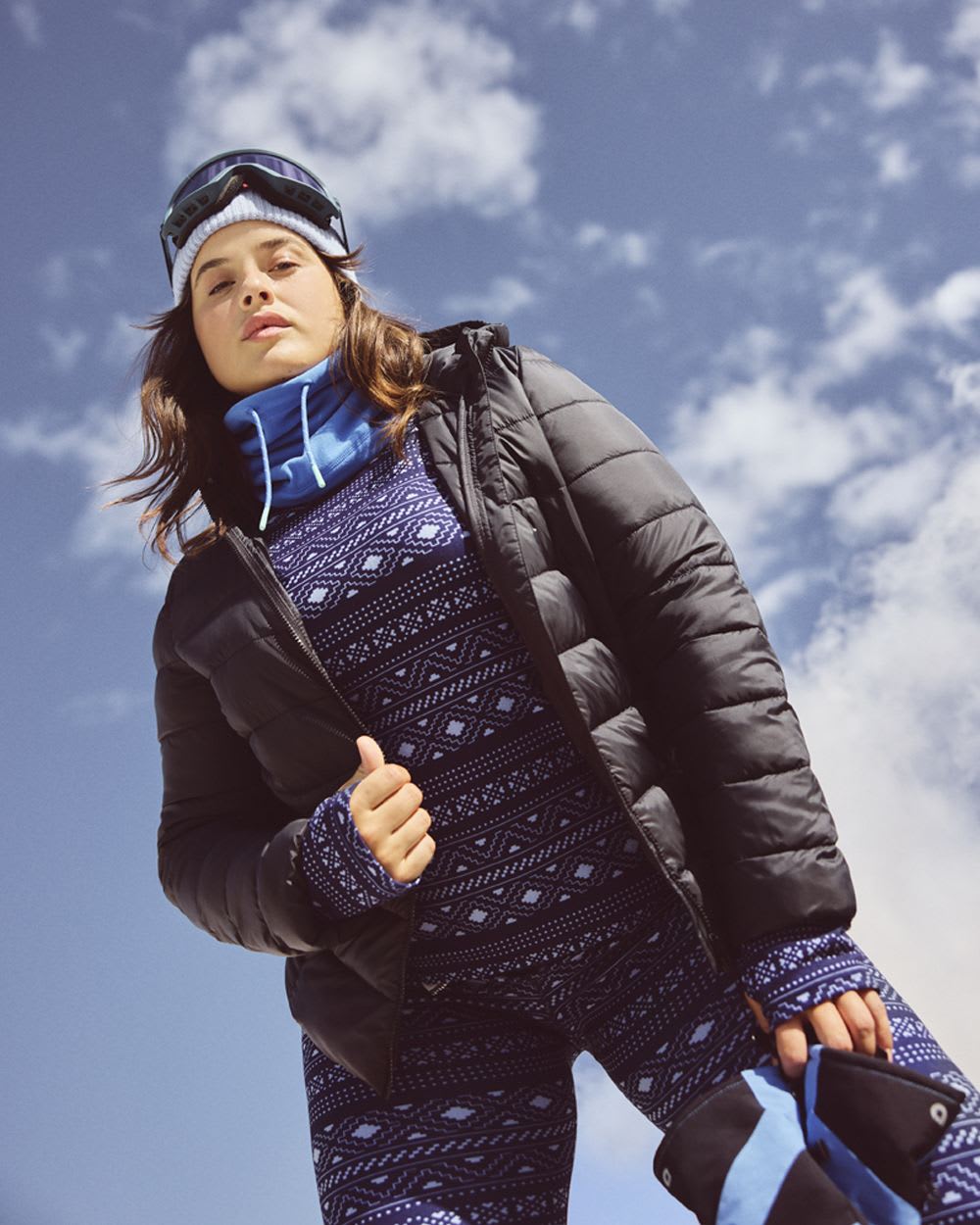 Short Quilted Packable Jacket