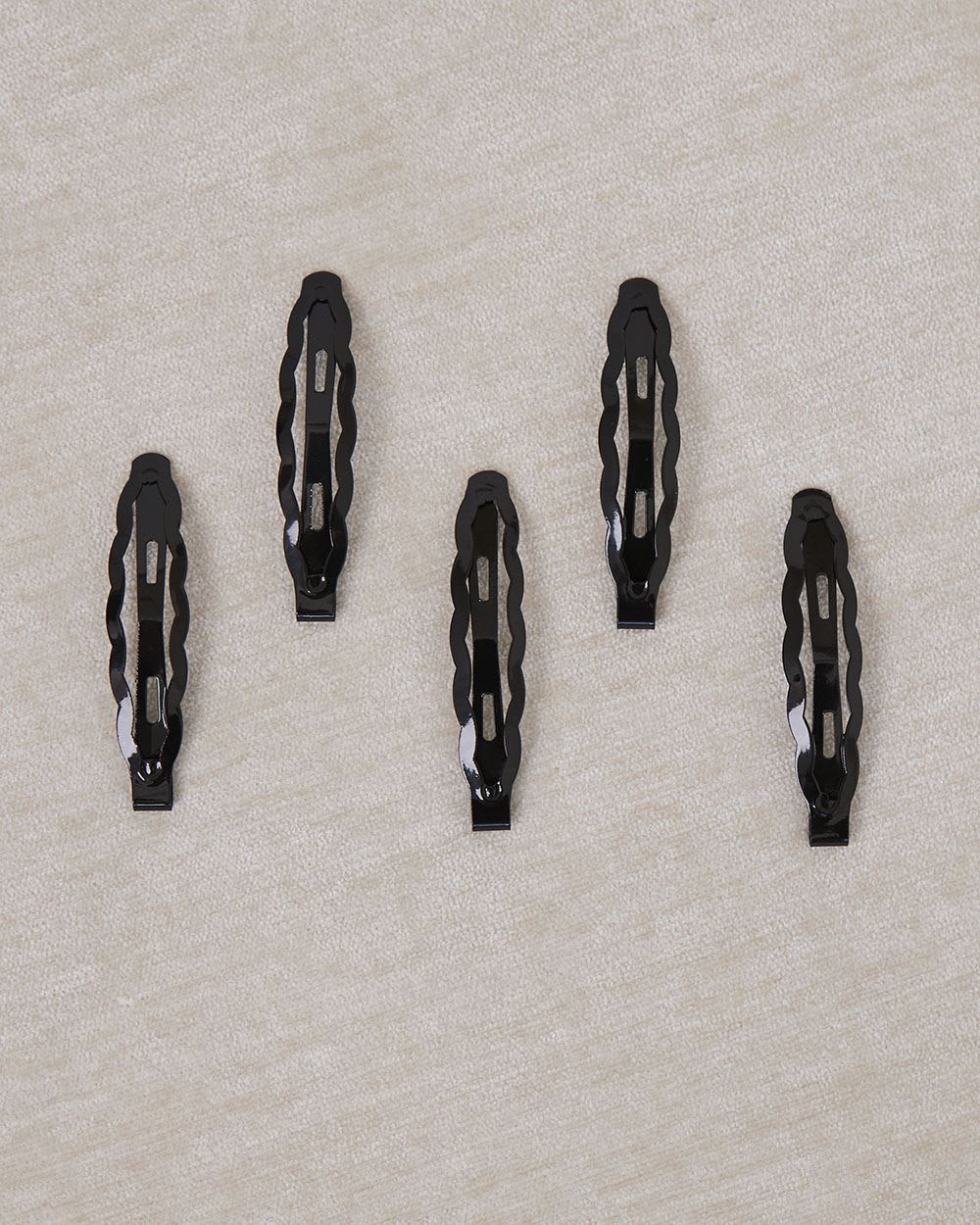 Black Hair Pins, Set of 5