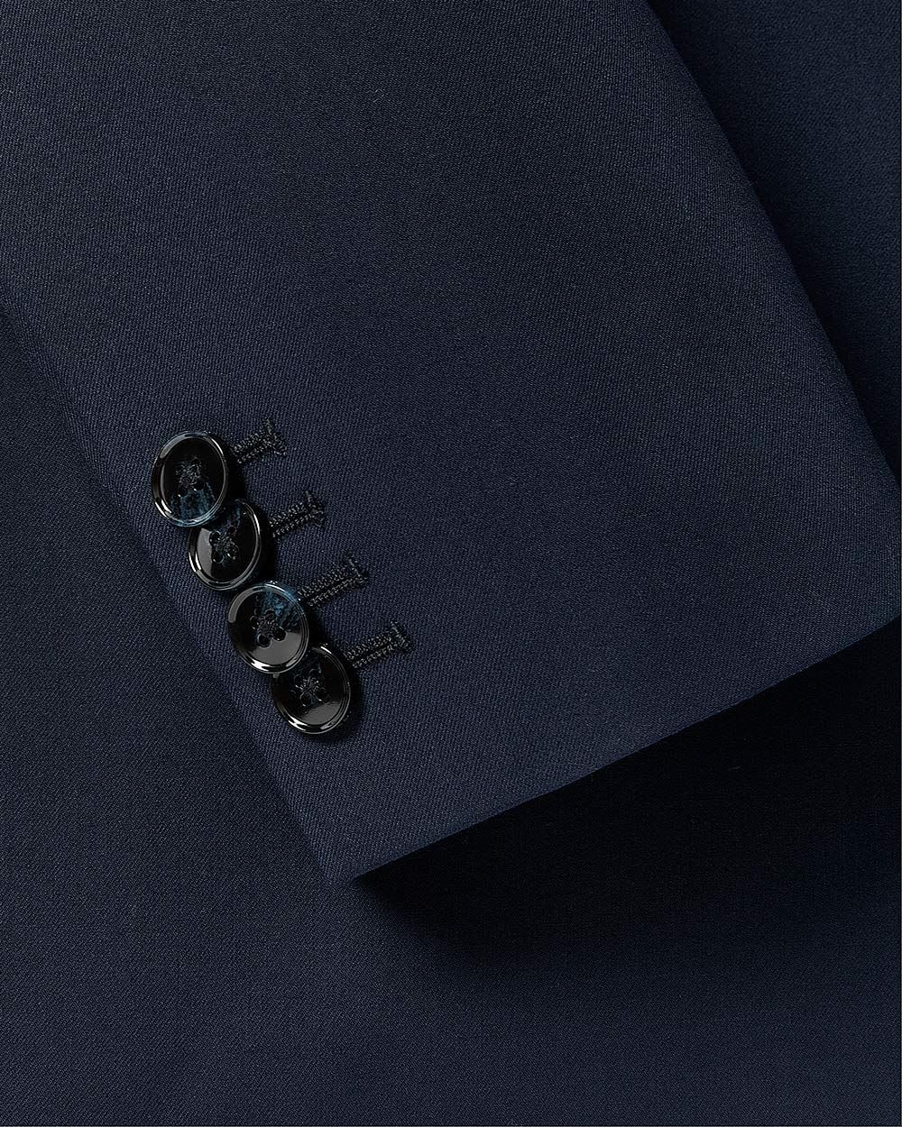 Tailored-Fit Double-Breasted Suit Blazer