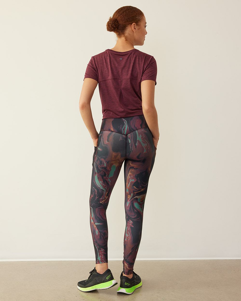 High-Rise Pulse Legging with Pockets, Hyba