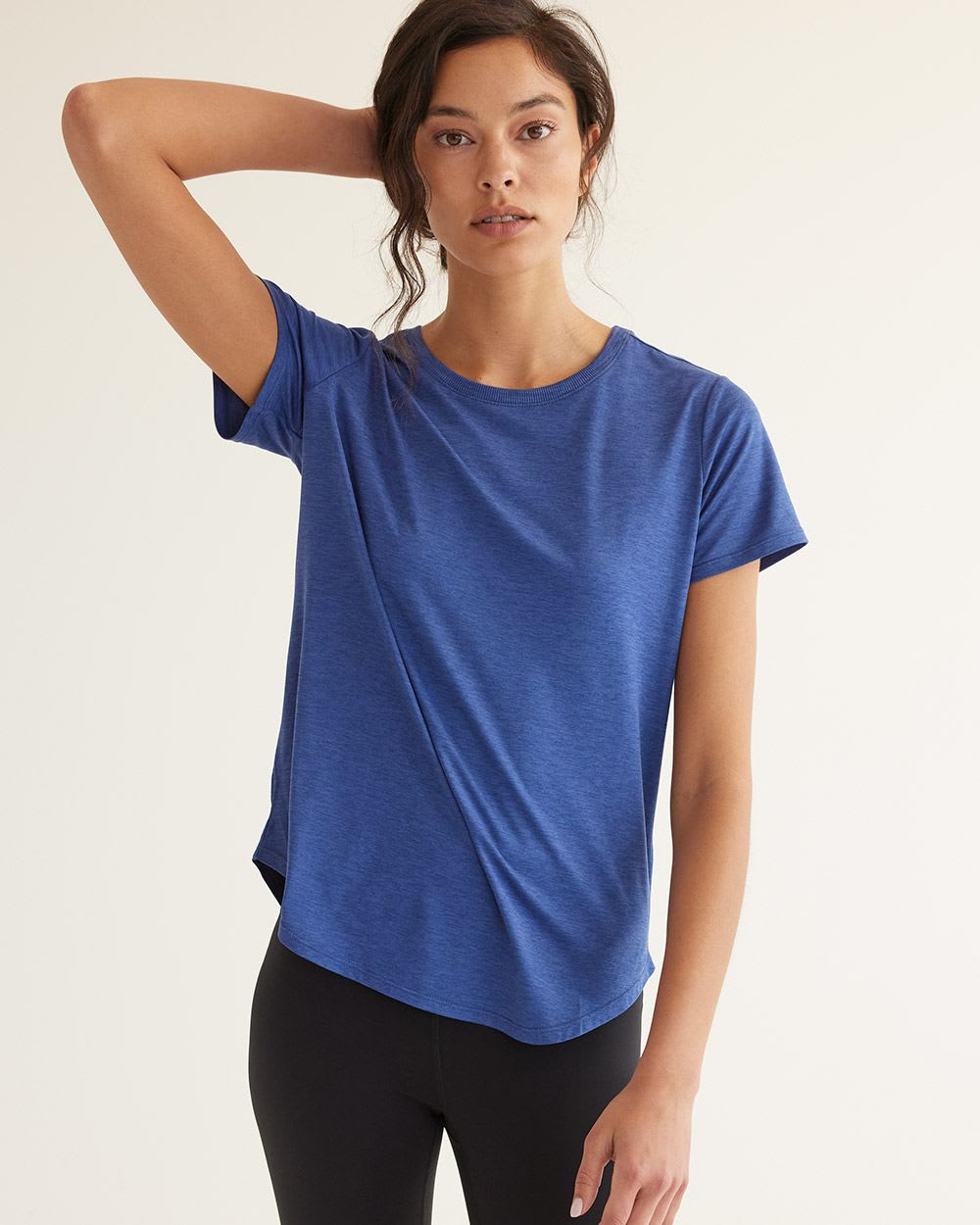 Short-Sleeve Crew-Neck Tee, Dry Lux Hyba, Hyba Essentials