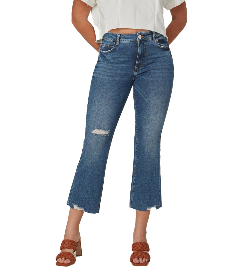 Lola Jeans BILLIE-DIS High Rise Bootcut Jeans