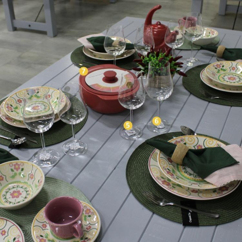 Oxford Unni Lima 20 Pieces Dinnerware Set Service for 4