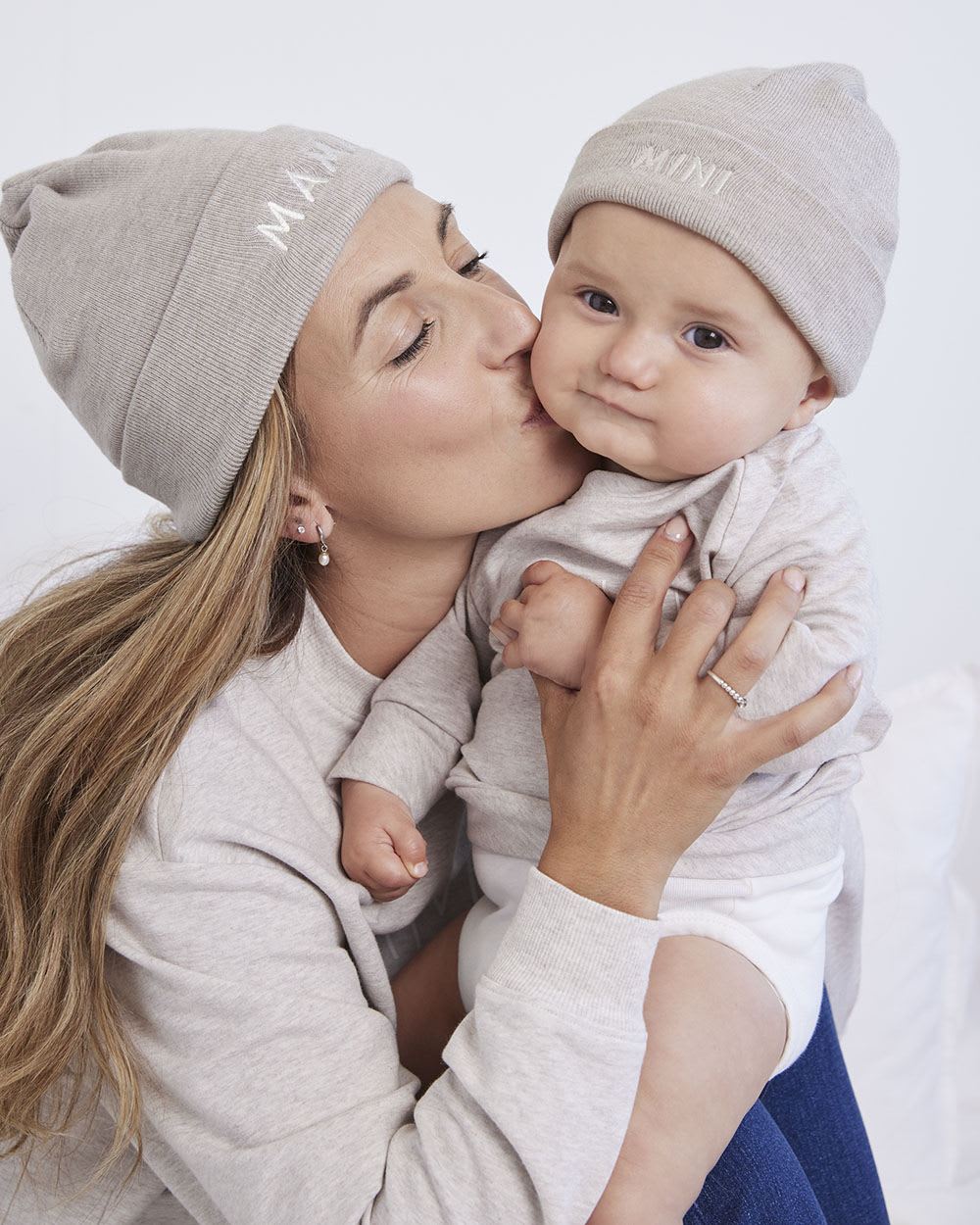 Ribbed "Mini" Beanie - Thyme Maternity