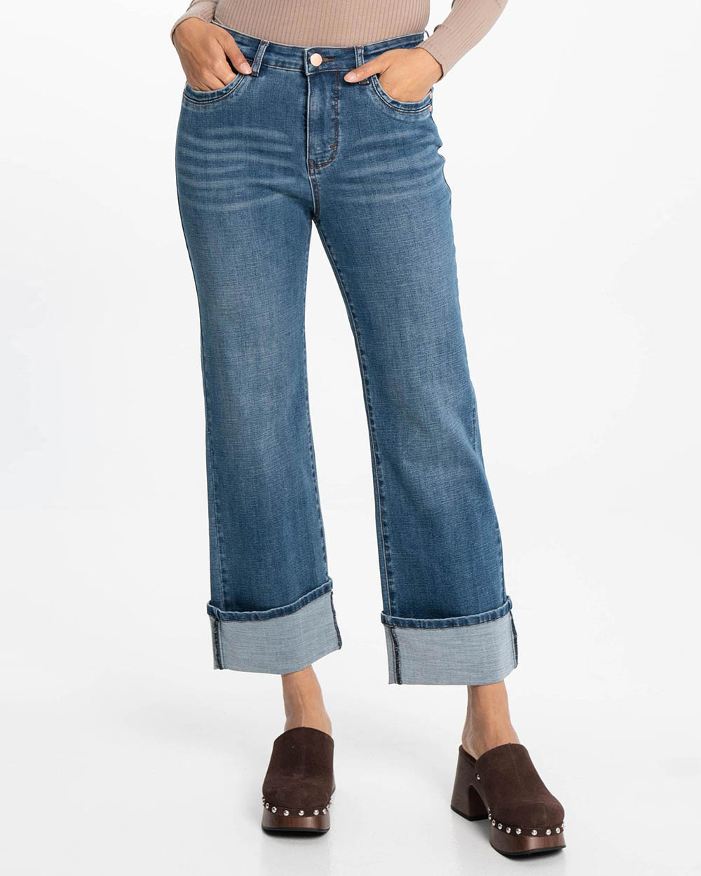 LOIS - Georgia Wide Denim Wash Jeans