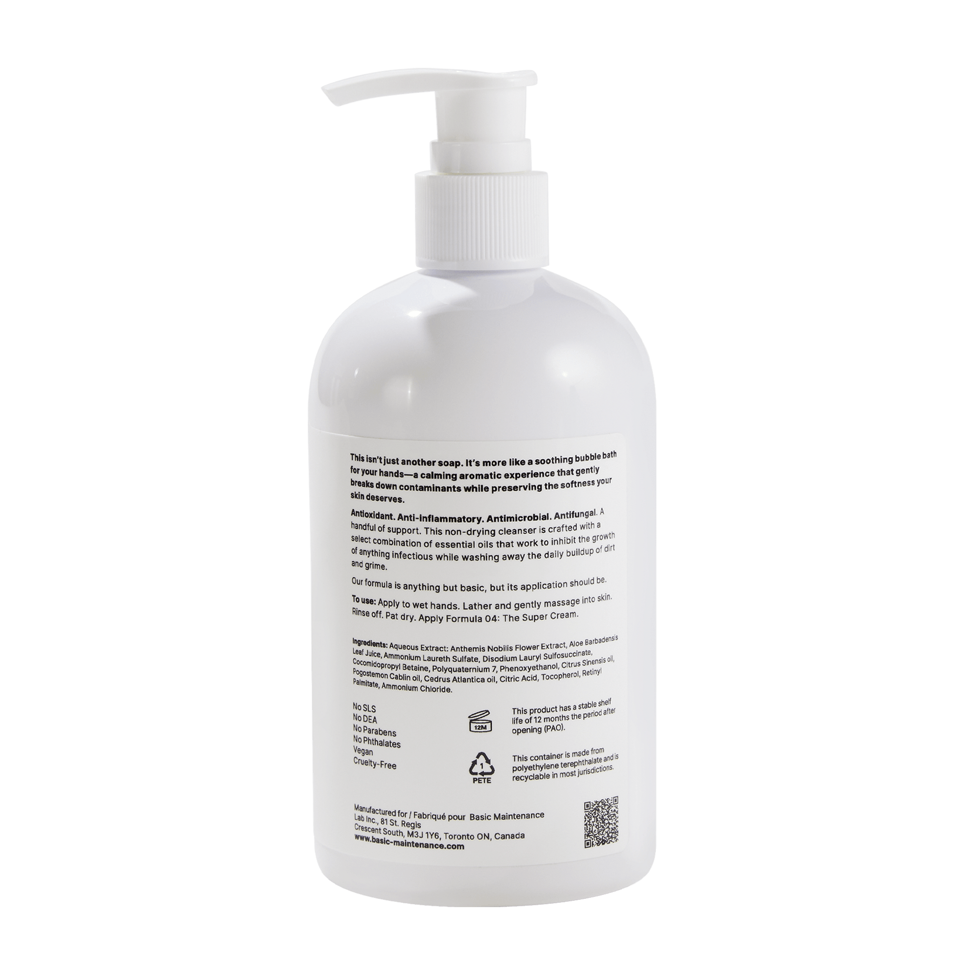 Basic Maintenance Lab - Formula 05: The Hand Soap