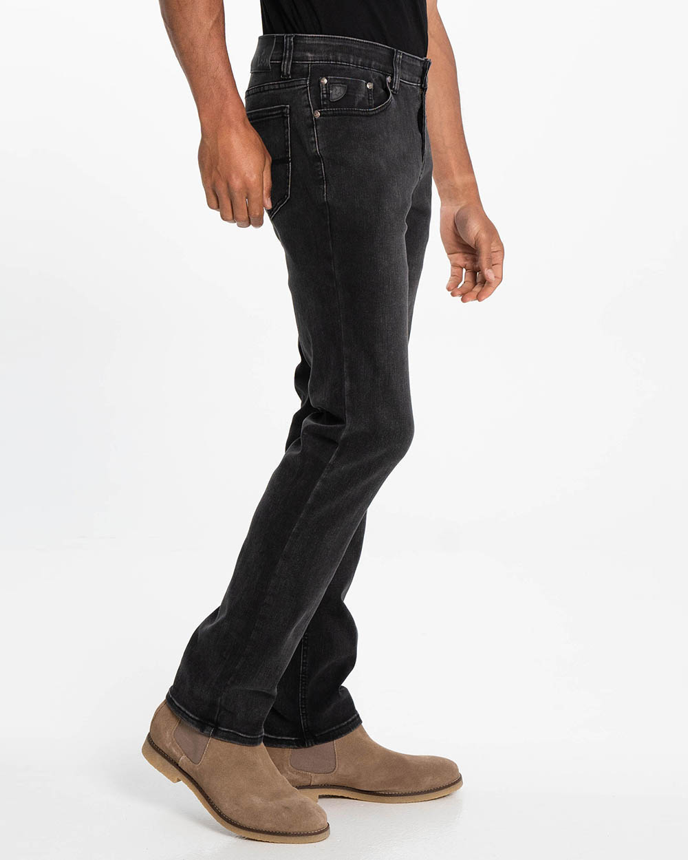 LOIS - Peter Slim Black Wash Jeans