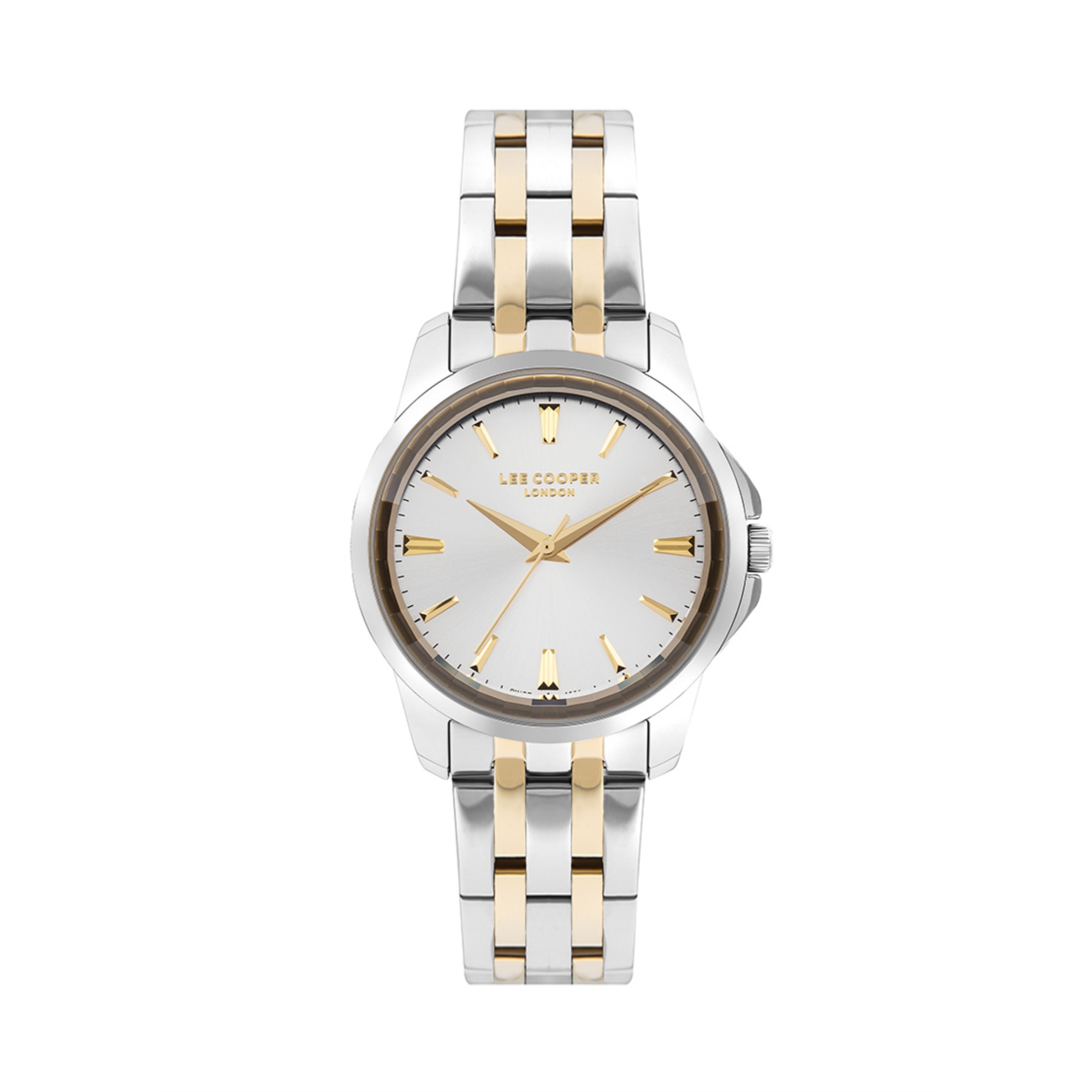 LEE COOPER-Women's Silver 36mm watch w/Silver Dial