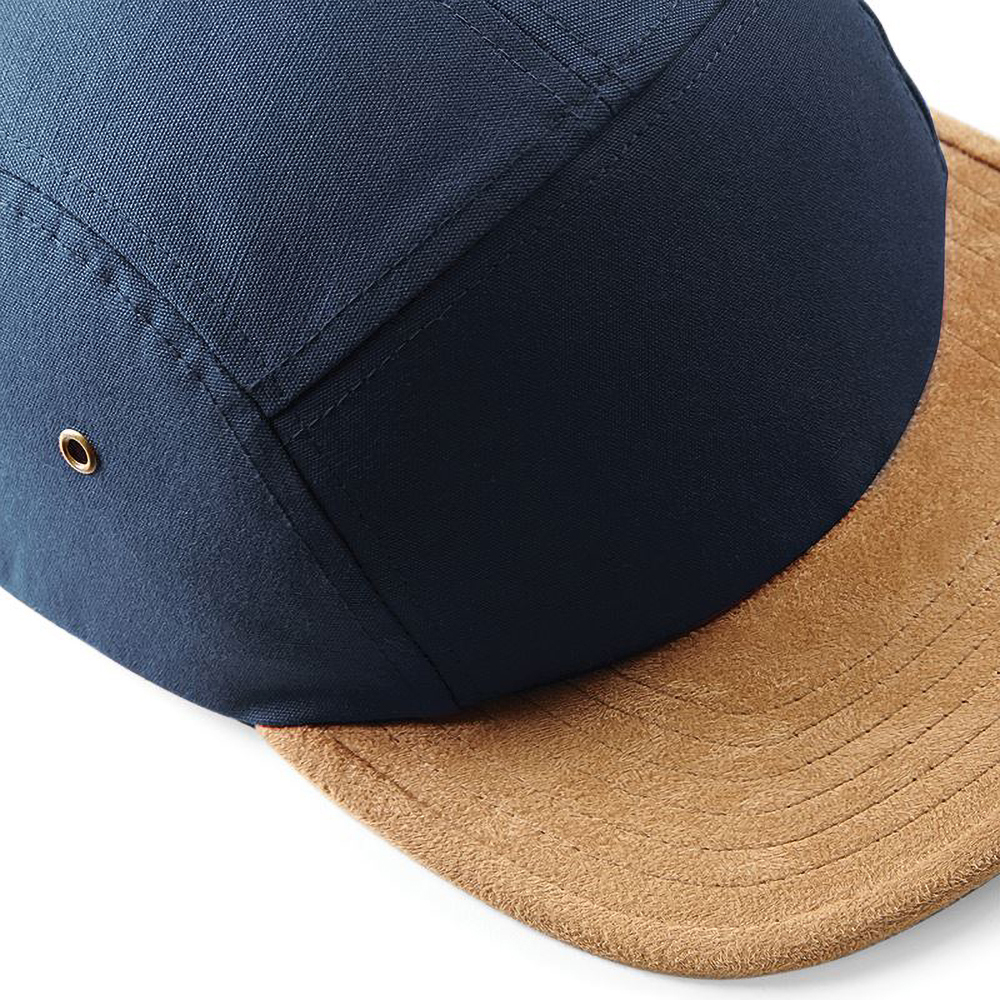 Beechfield - Suede Peak 5 Panel Baseball Cap