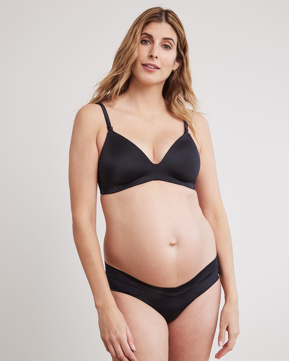 Microfiber Full-Coverage Nursing Bra - Thyme Maternity