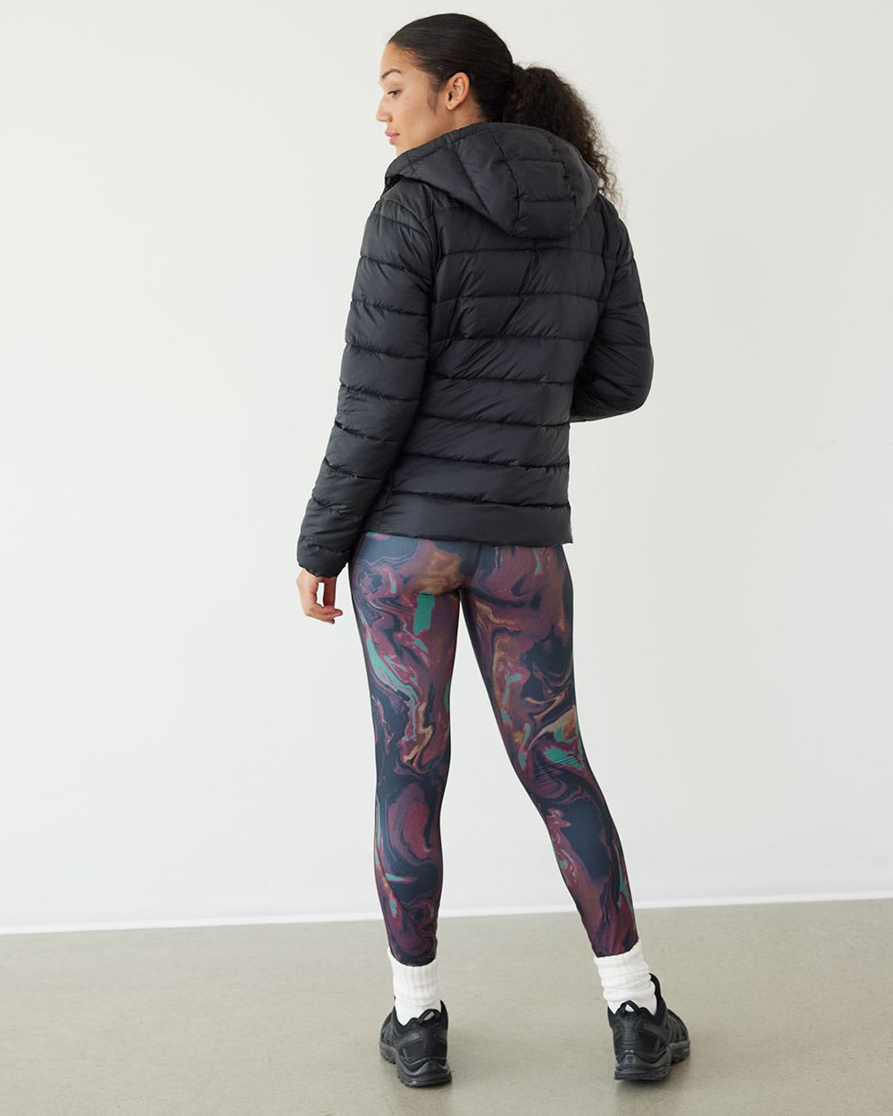 Short Quilted Packable Jacket