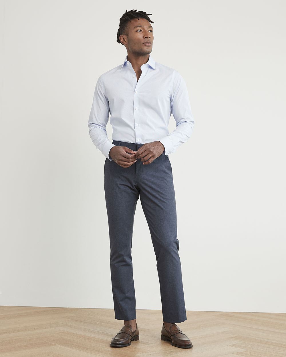 Dark Blue MotionFlexx (R) Tailored Fit City Pant