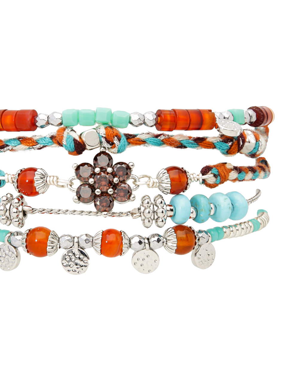 HAMOURO Hipanema Turquoise Cuff Bracelet