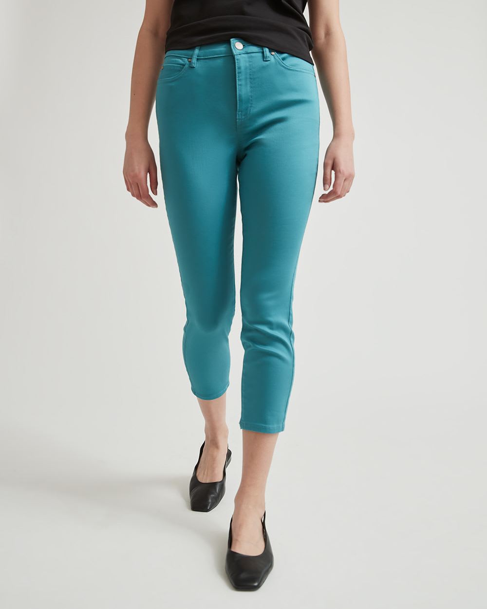 Solid High Rise Natalie Jegging - 25"