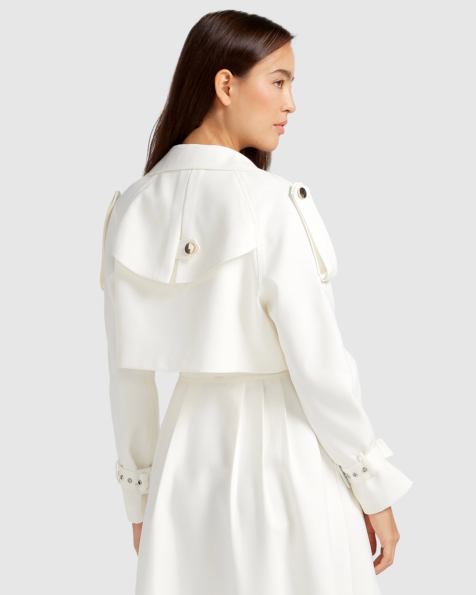 Belle & Bloom Manhattan Cropped Trench