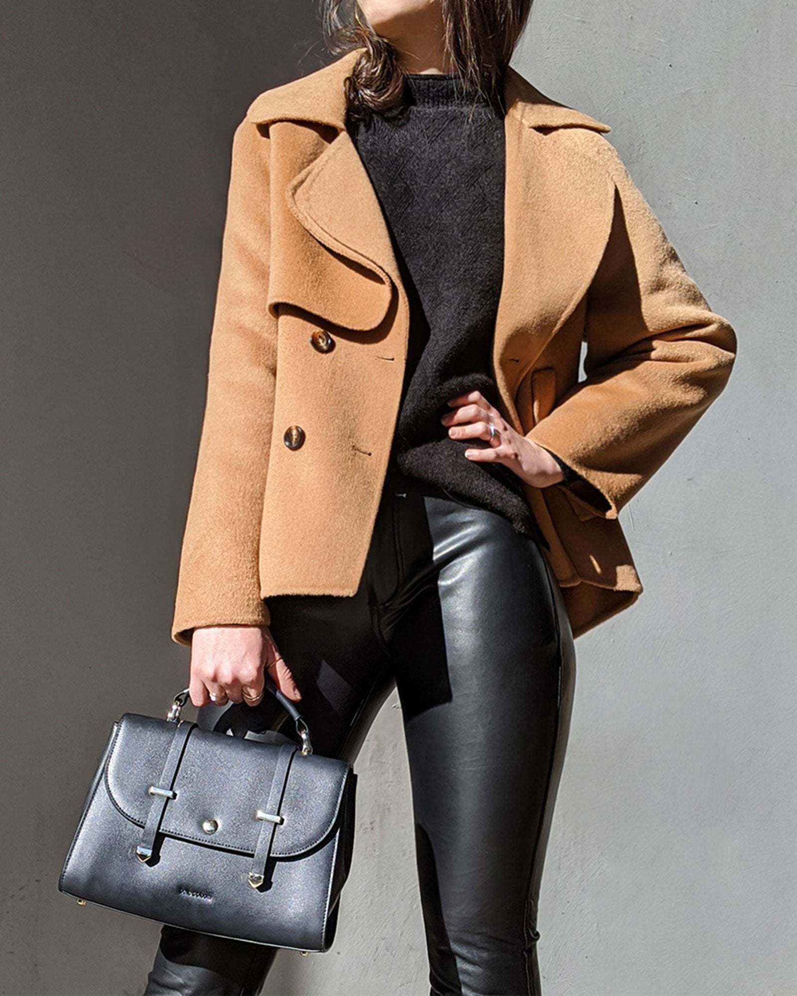 Belle & Bloom I'm Yours Wool Blend Peacoat