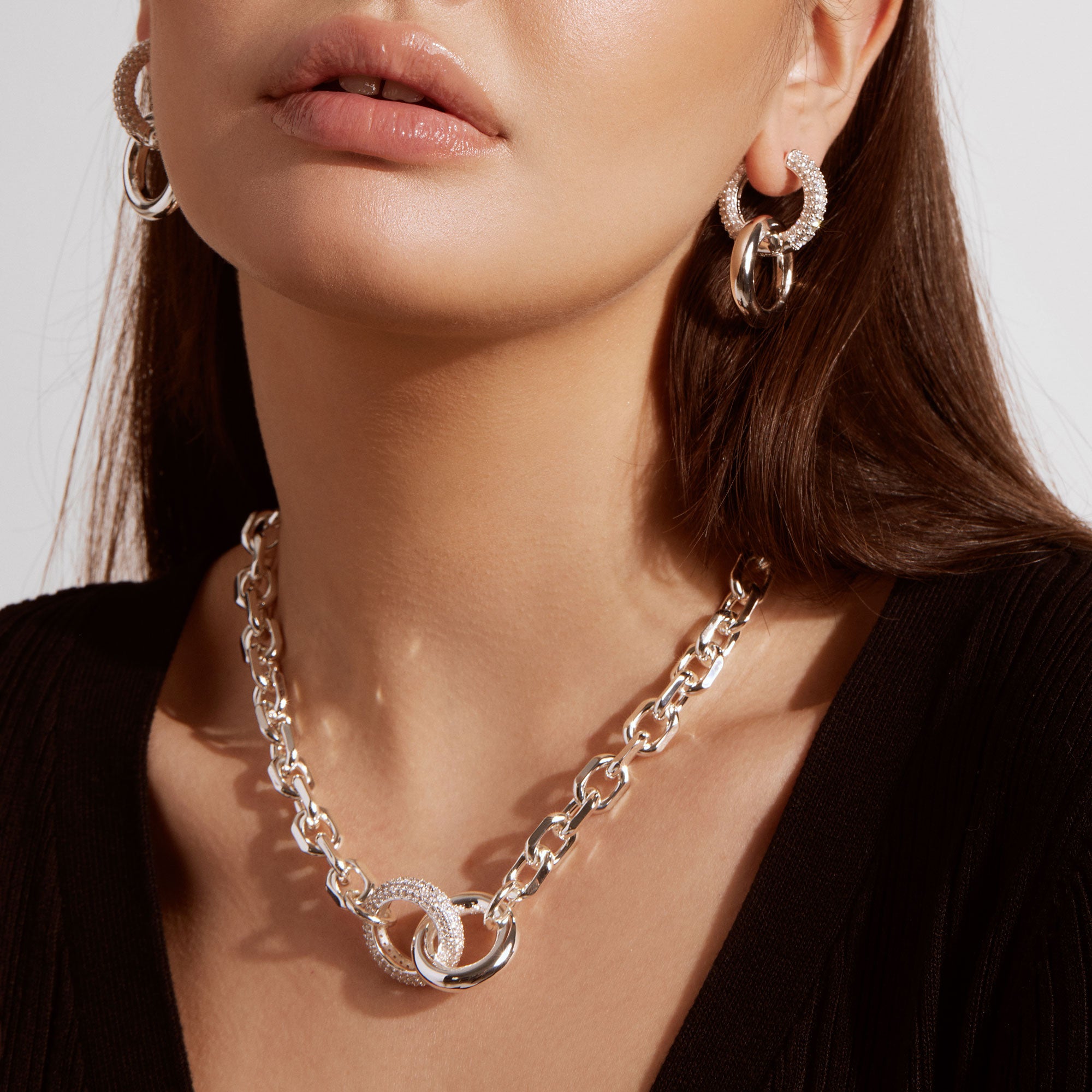 DRAE Collection - Double Date Hoops