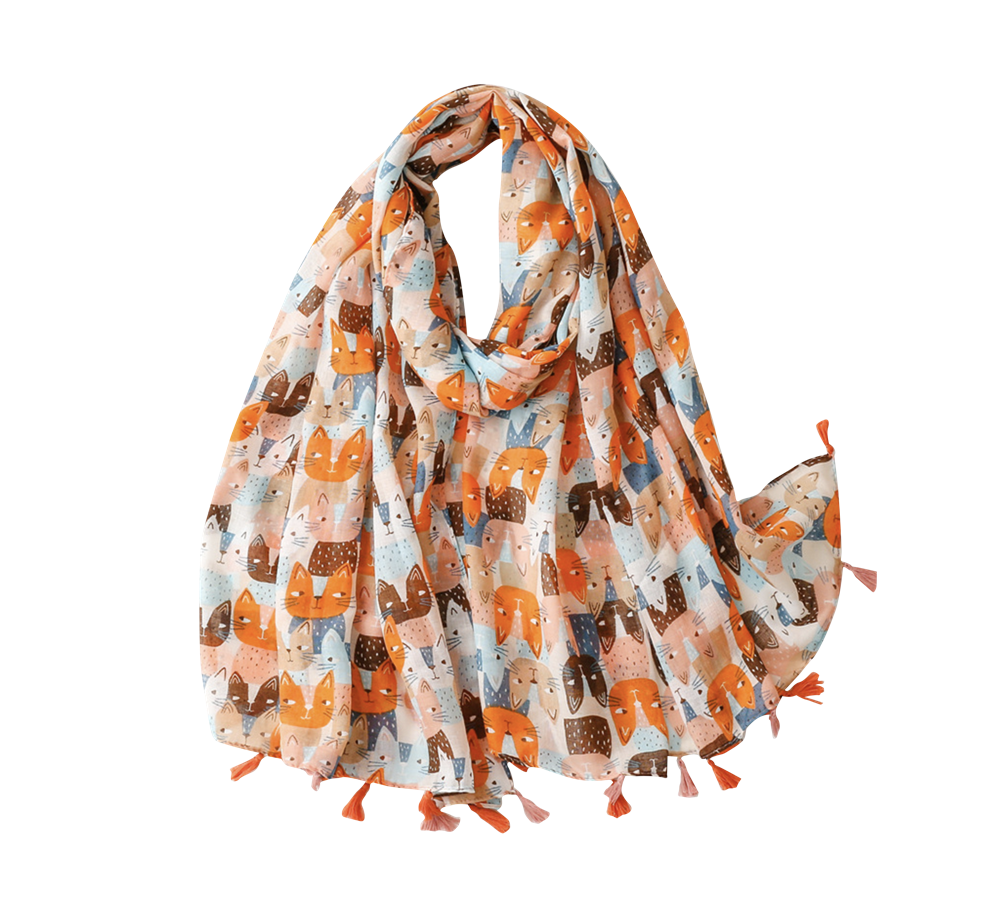 Multi Cat Scarf - Don't AsK