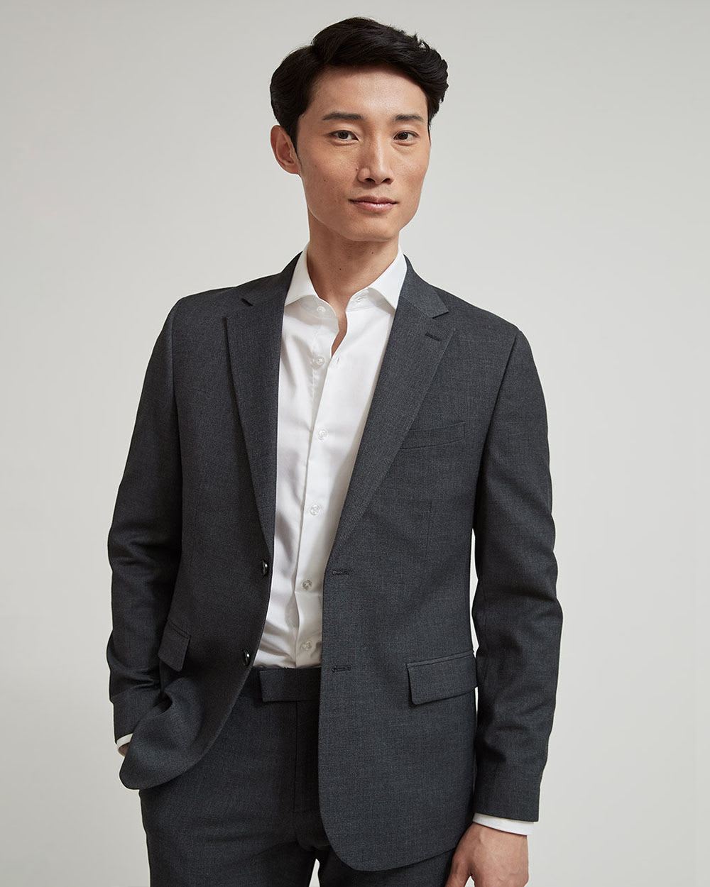 Dark Grey Essential Suit Blazer