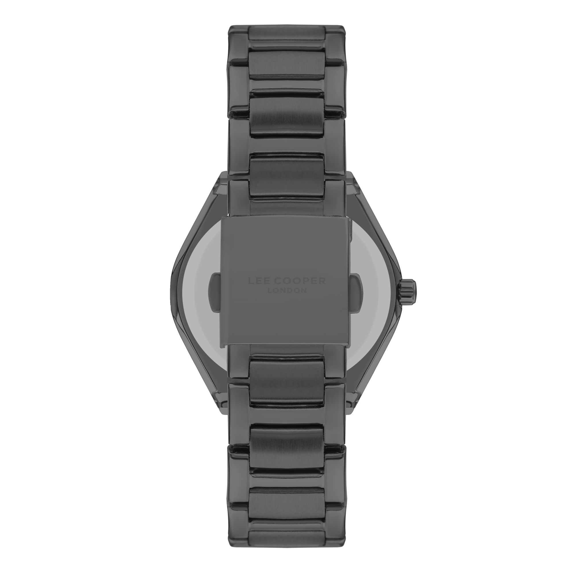 LEE COOPER-Men's Silver 43mm watch w/Silver Dial