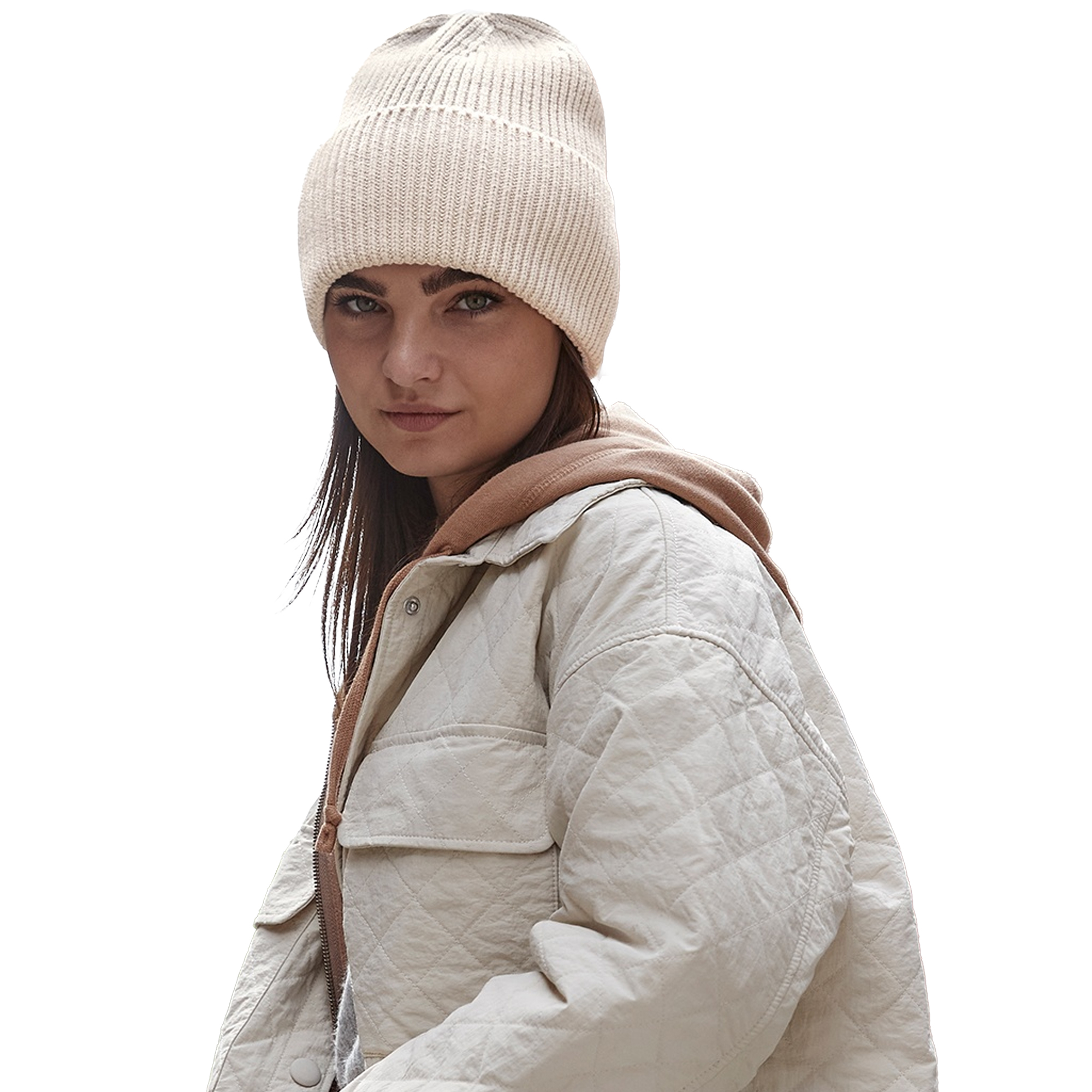 Beechfield - Unisex Adult Cuffed Oversized Beanie