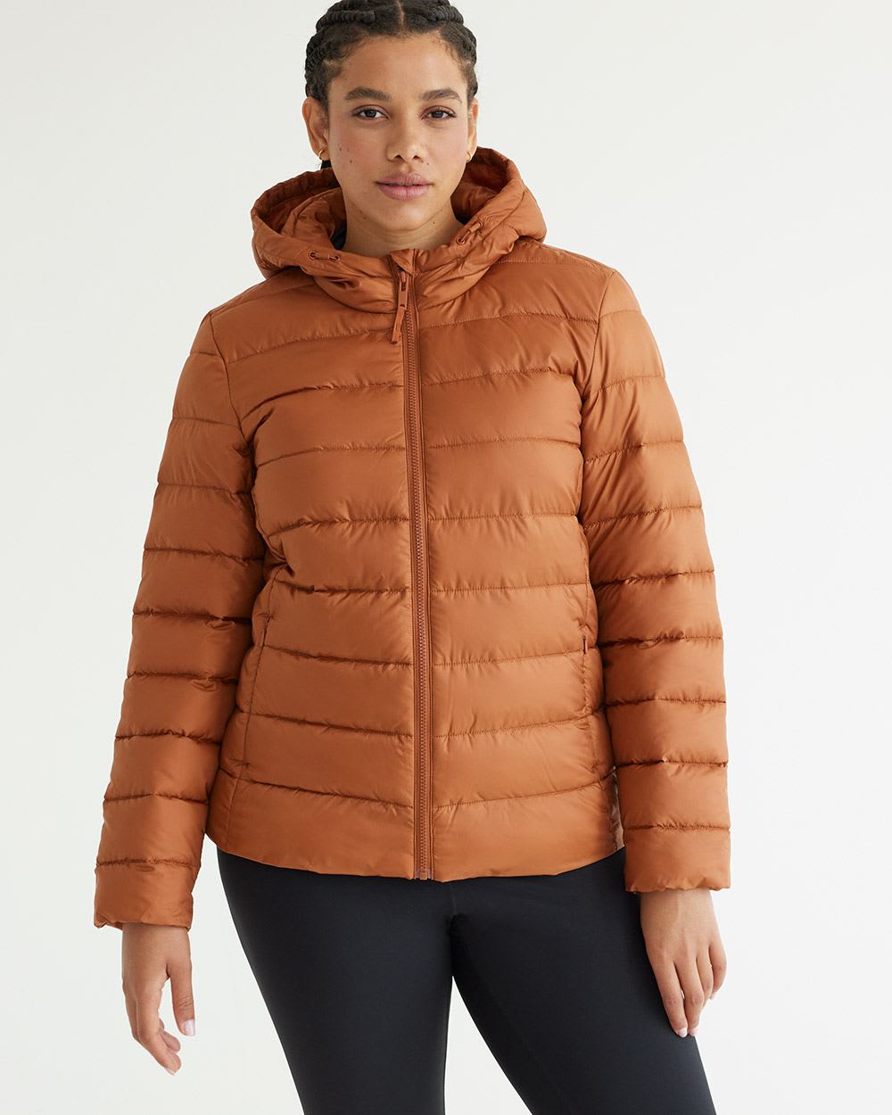 Short Quilted Packable Jacket