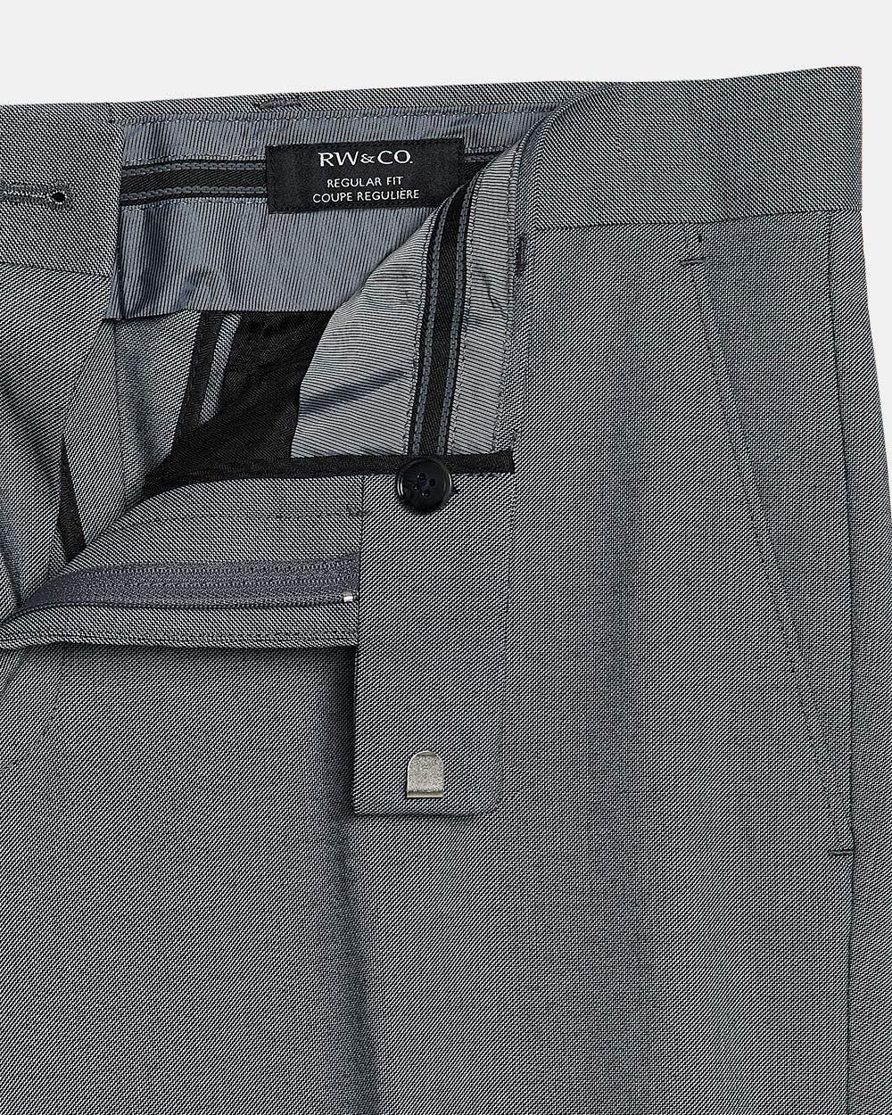 Regular Fit Essential Medium Grey Suit Pant