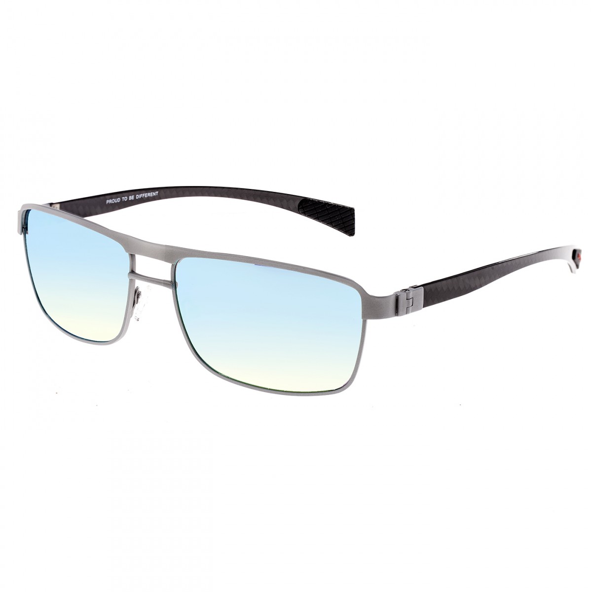 Breed - Taurus Titanium and Carbon Fiber Polarized Sunglasses - Silver/Gold
