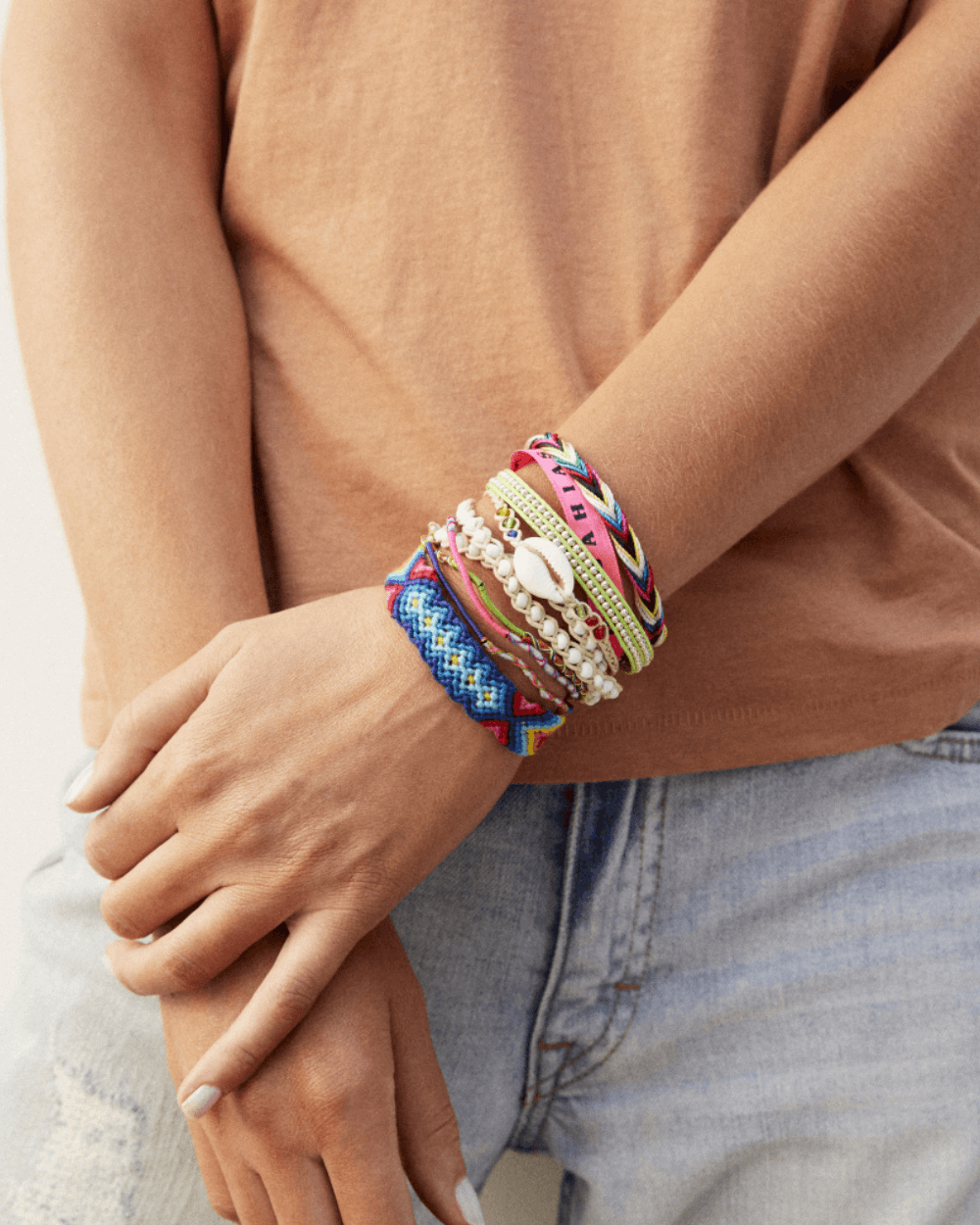 VERSION 1 Hipanema Gold Cuff Bracelet