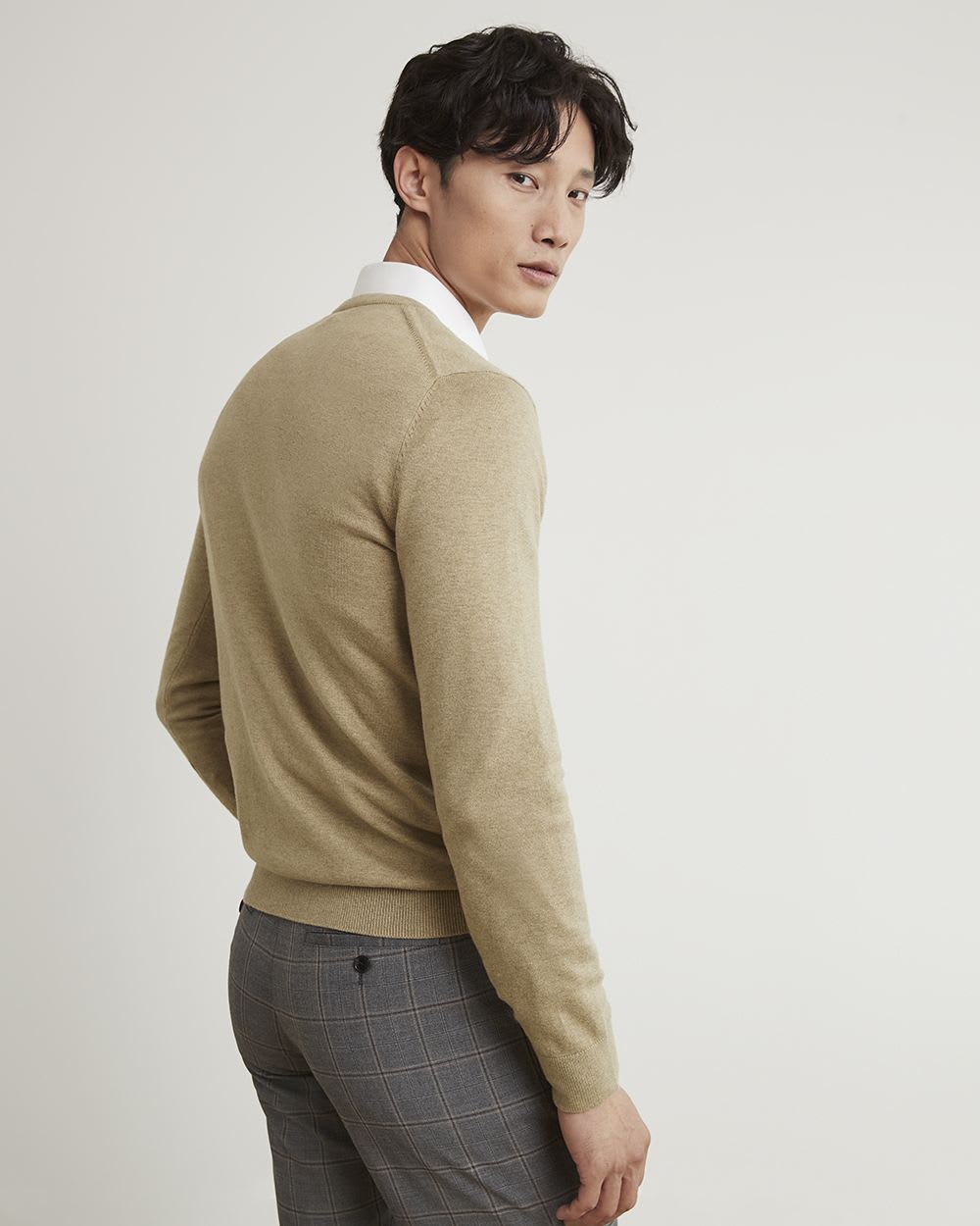 Solid Crew-Neck Sweater