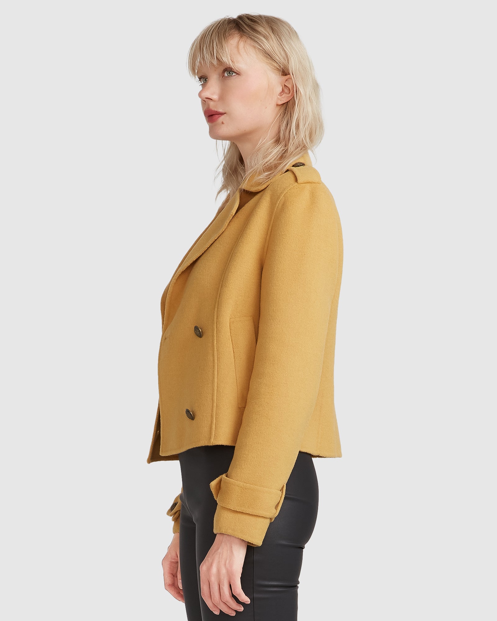 Belle & Bloom Better Off Military Peacoat