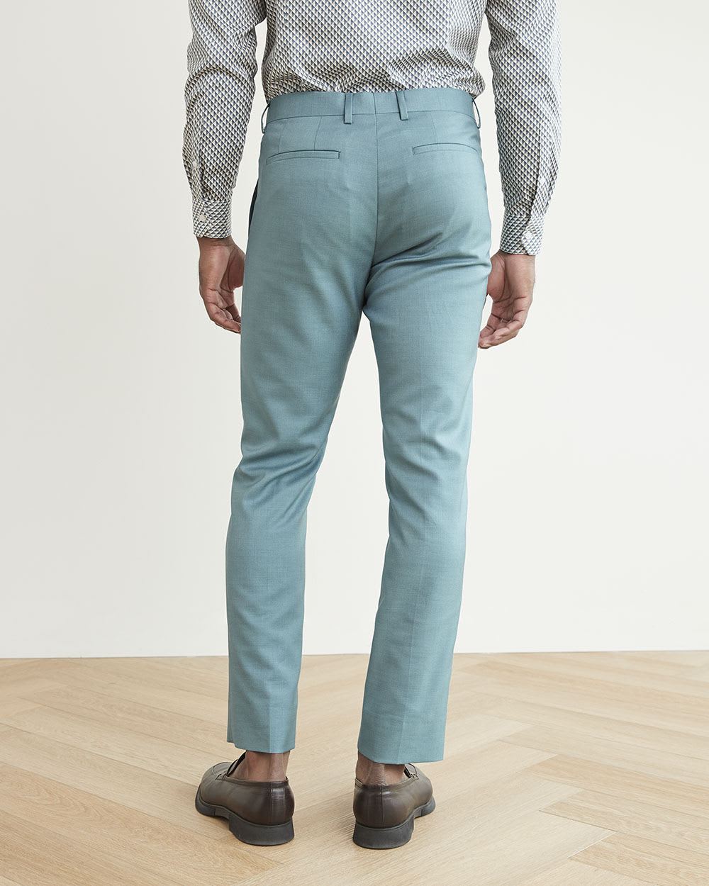 Slim-Fit Blue Suit Pant