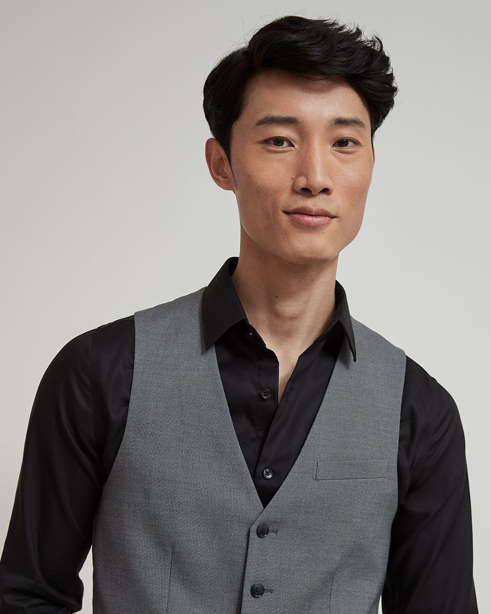 Essential Grey Suit Vest