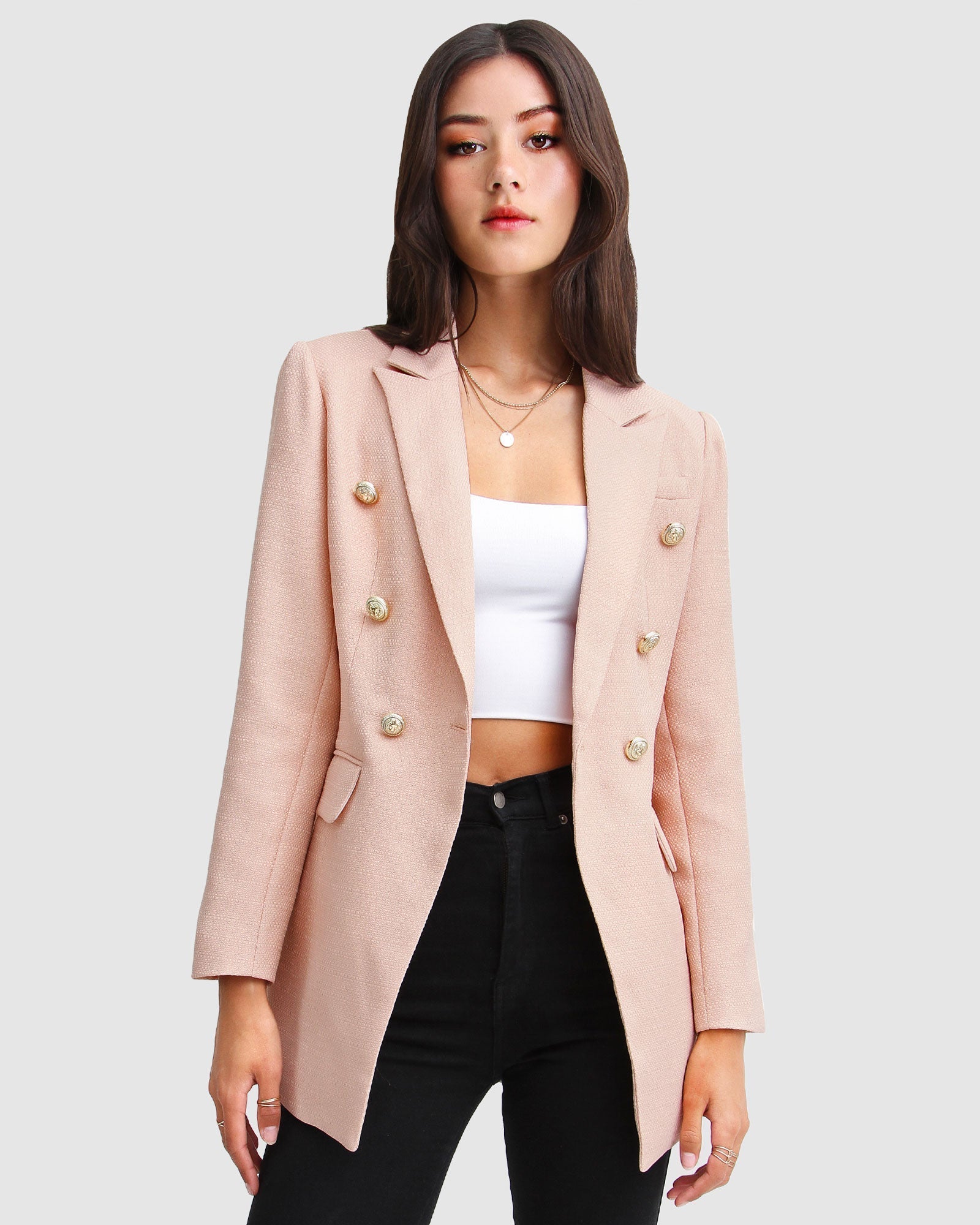 Belle & Bloom Princess Polina Textured Weave Blazer