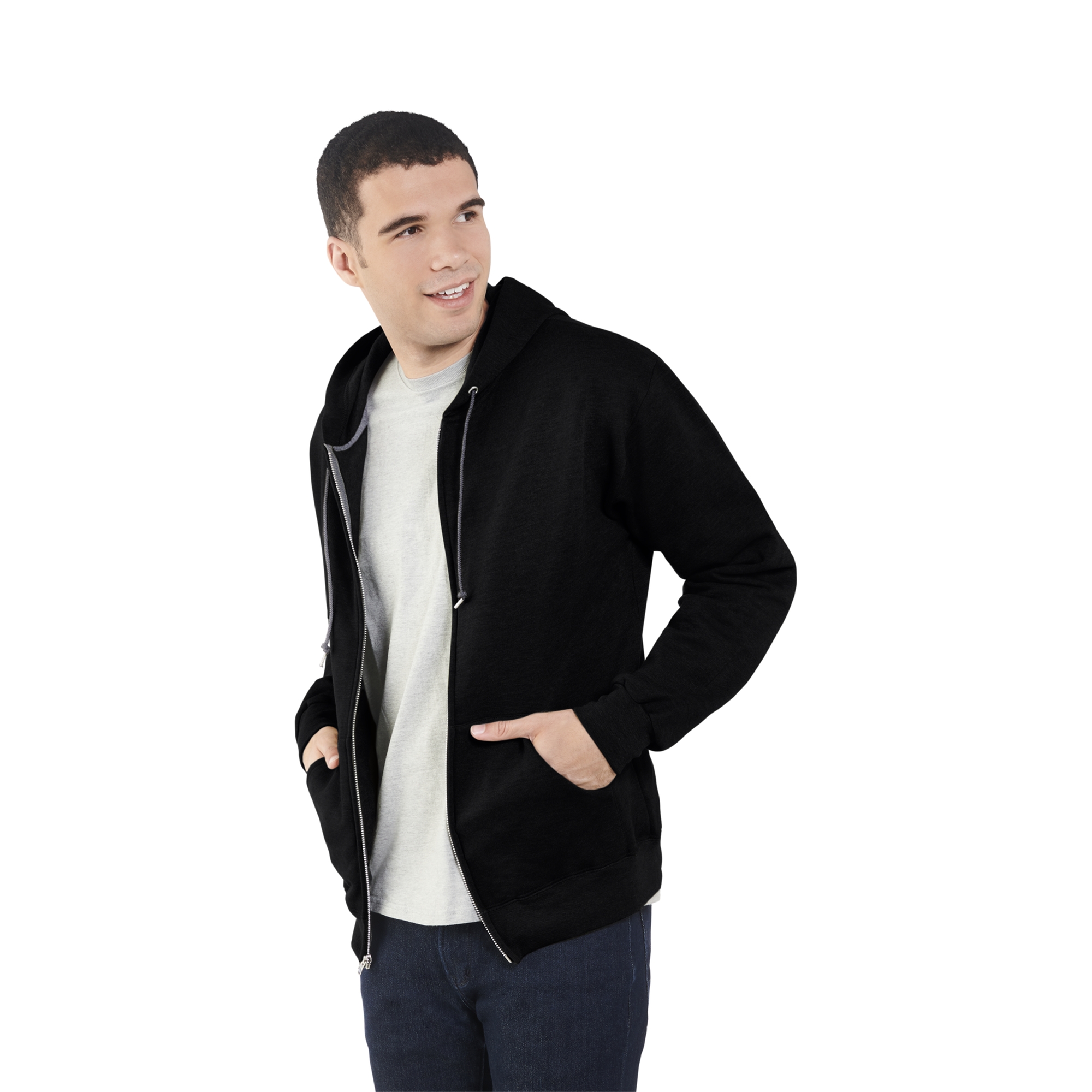 Fruit of the Loom - Mens Lightweight Full Zip Jacket / Hoodie