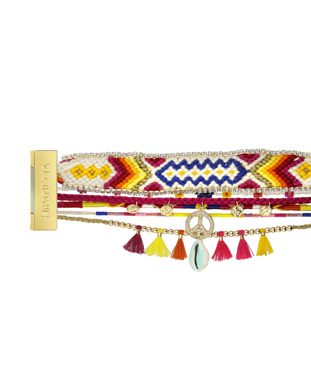 PEACEMAKER Hipanema White Cuff Bracelet