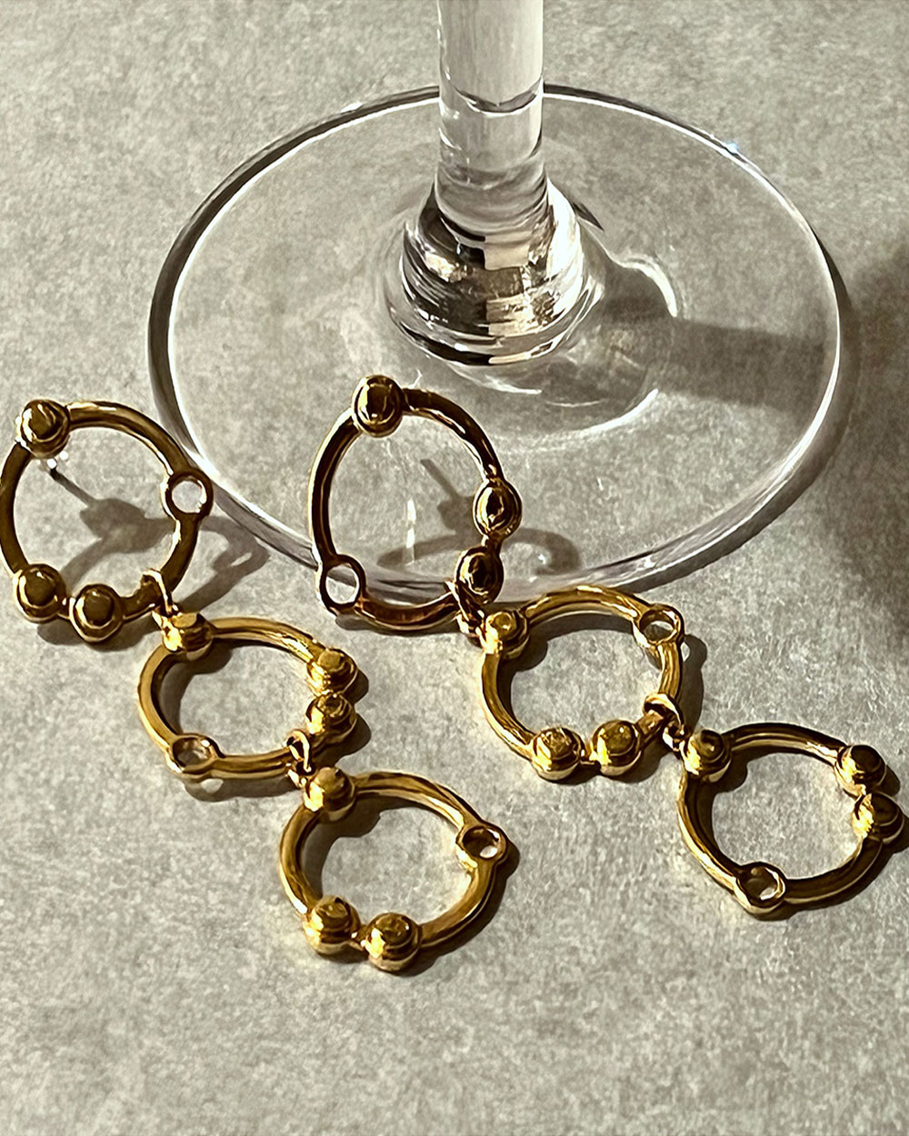 Selene Spherical Linear Earring - Syd + Pia NYC™