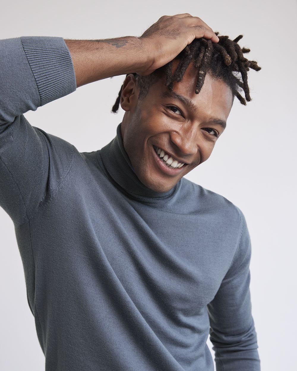 Merino-Wool Turtleneck Sweater