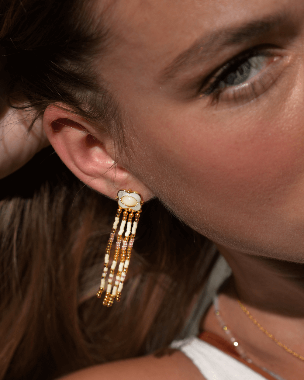PABLITO Gold & Pastel Earrings