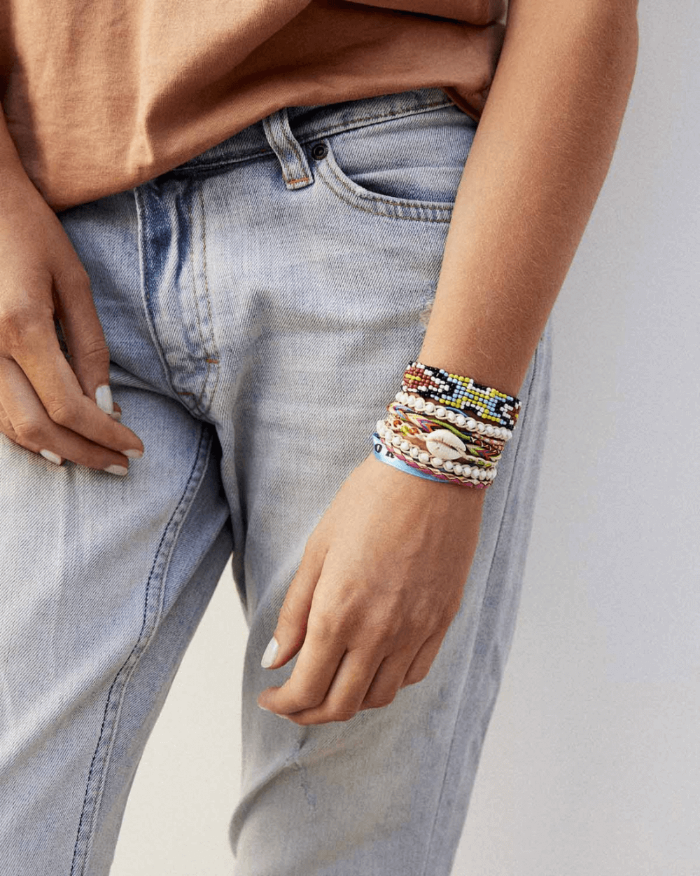 VERSION 7 Hipanema Gold Cuff Bracelet