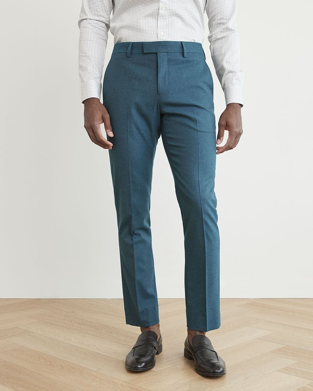 Slim-Fit Brushed Suit Pant