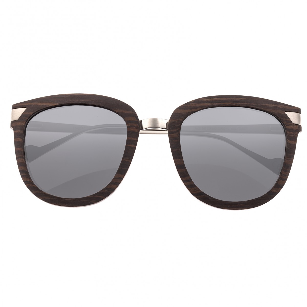 Earth Wood - Nissi Polarized Sunglasses - Mahogany/Black