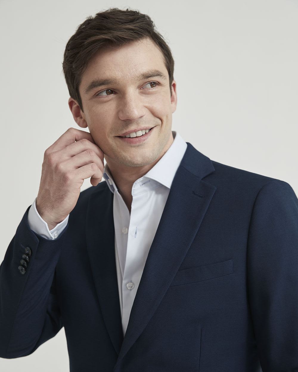 Regular Fit Essential Navy Suit Blazer