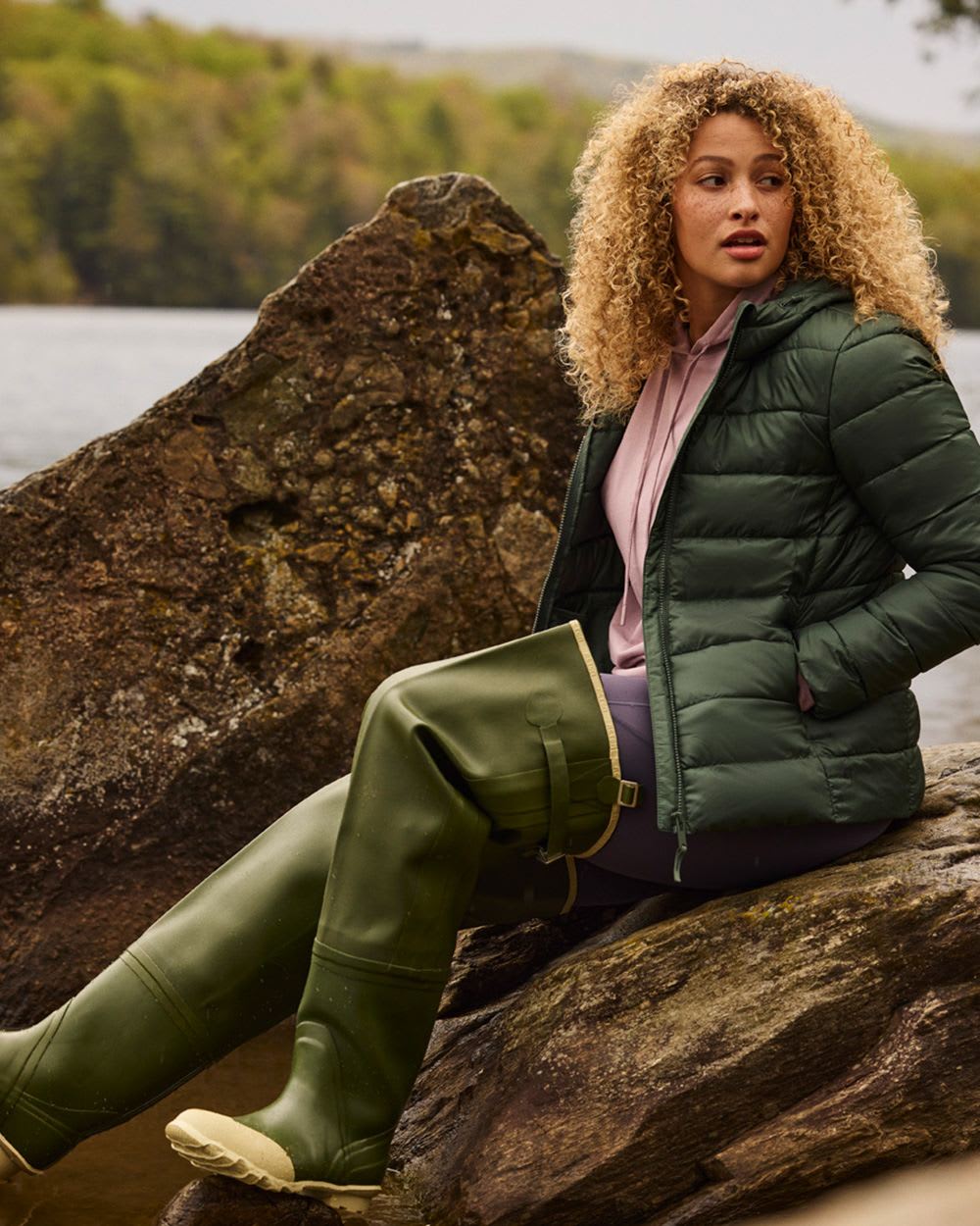 Short Quilted Packable Jacket