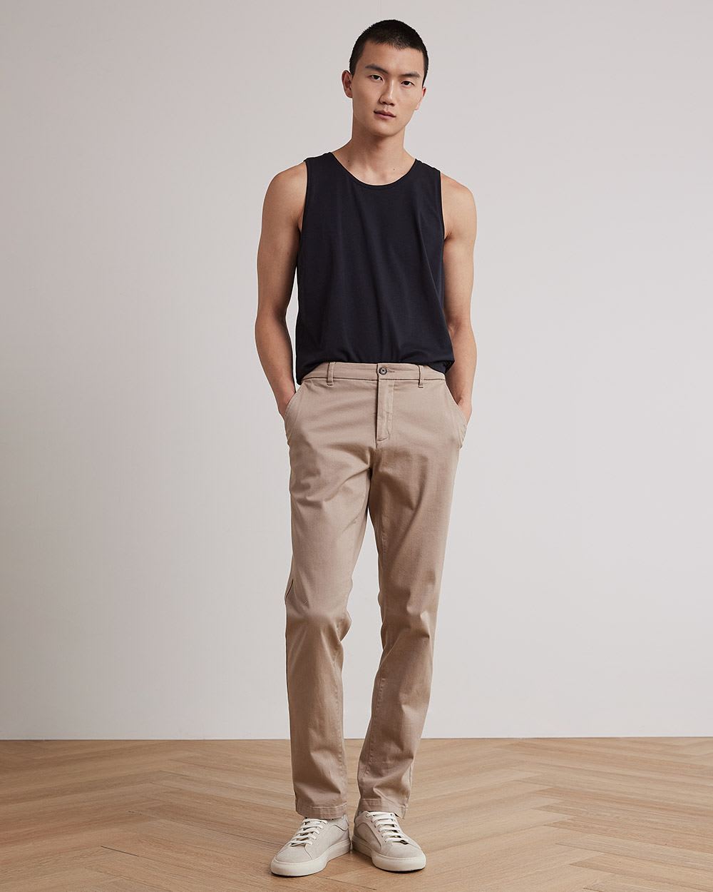 Supima Cotton (R) Crew-Neck Tank Top