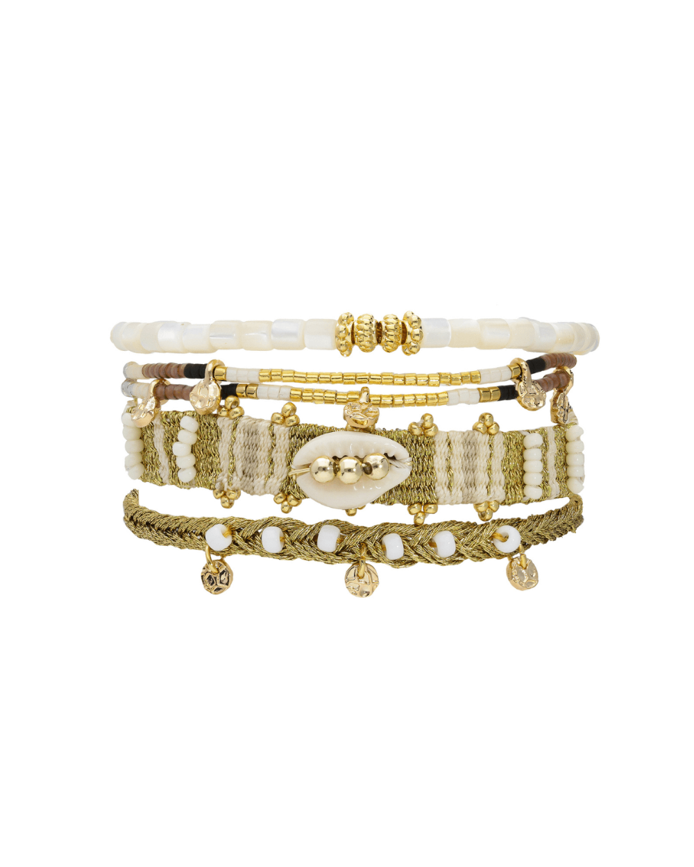 Hipanema COZUMEL Hipanema White Cuff Bracelet