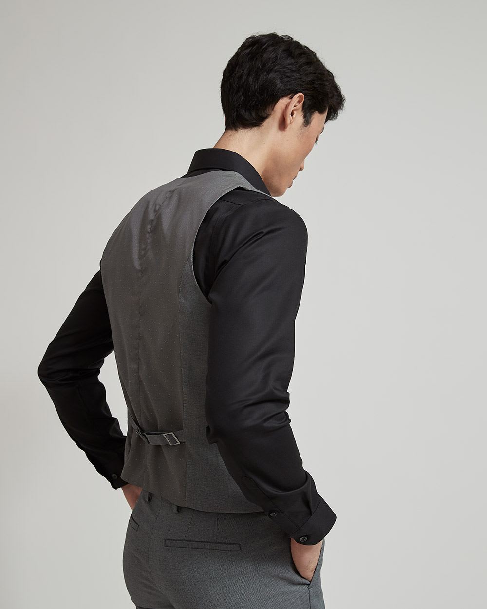 Essential Grey Suit Vest