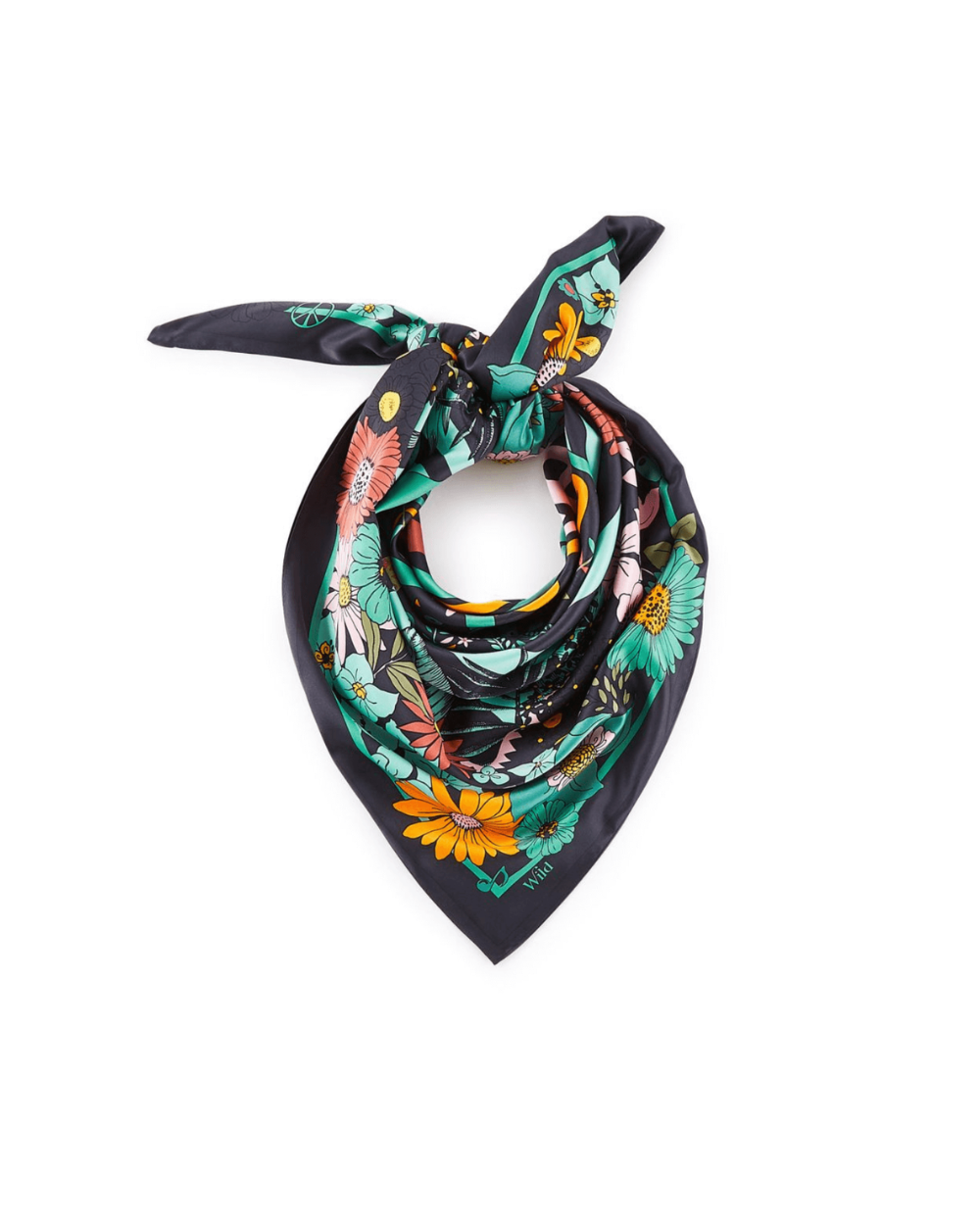 PEACELOVE Medium Black Scarf