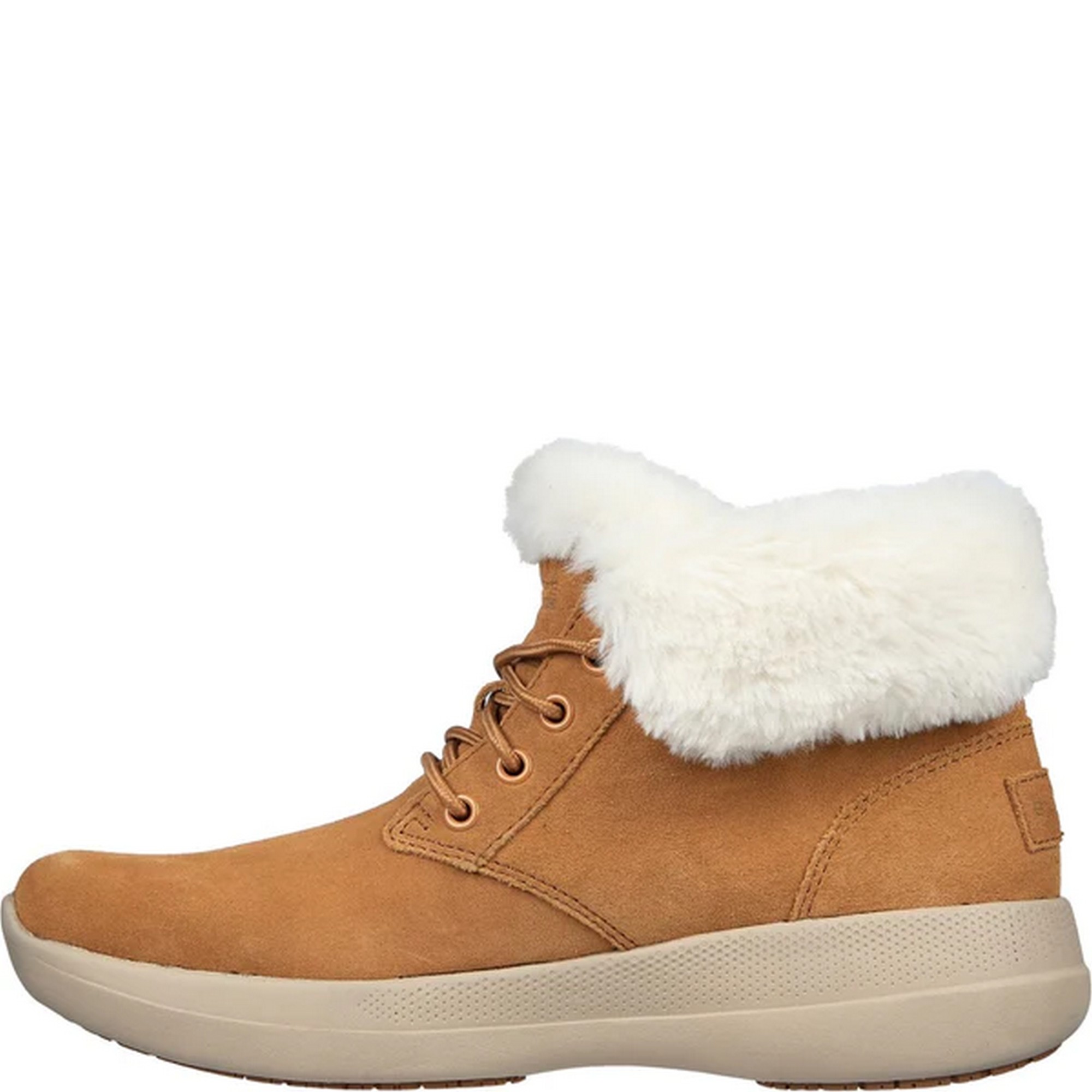 Skechers - Womens/Ladies Go Walk Stability Comfy Days Suede Ankle Boots